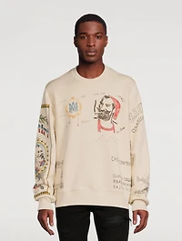 Zig-Zag Sketch Sweatshirt