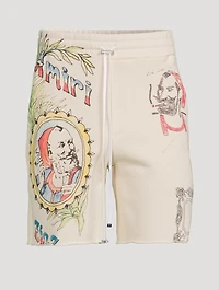 Zig Zag Sketch Sweat Shorts