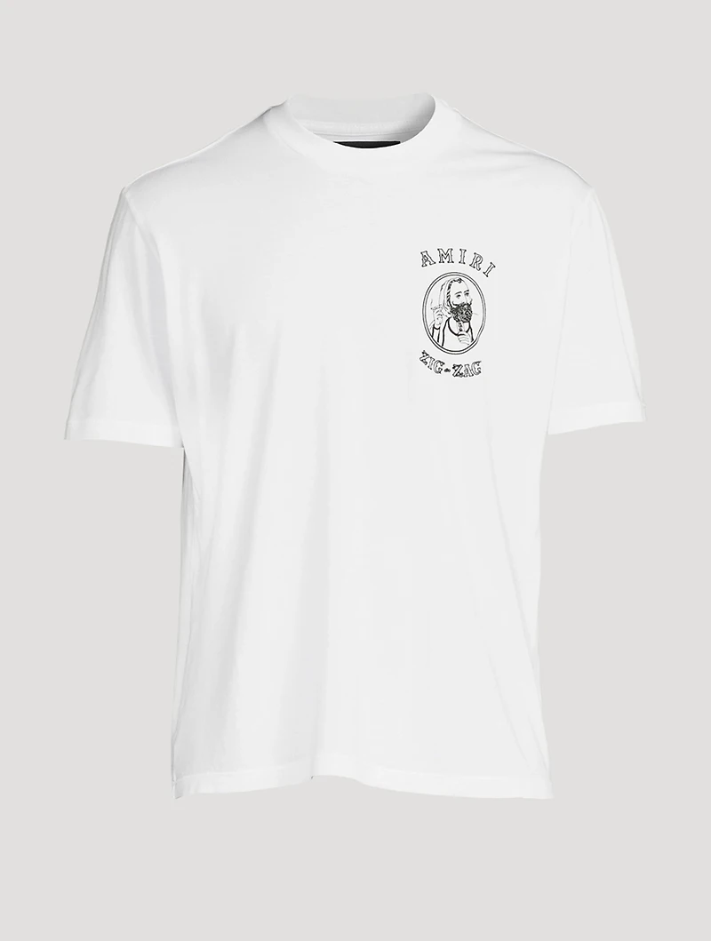 Zig-Zag Cotton Logo T-Shirt