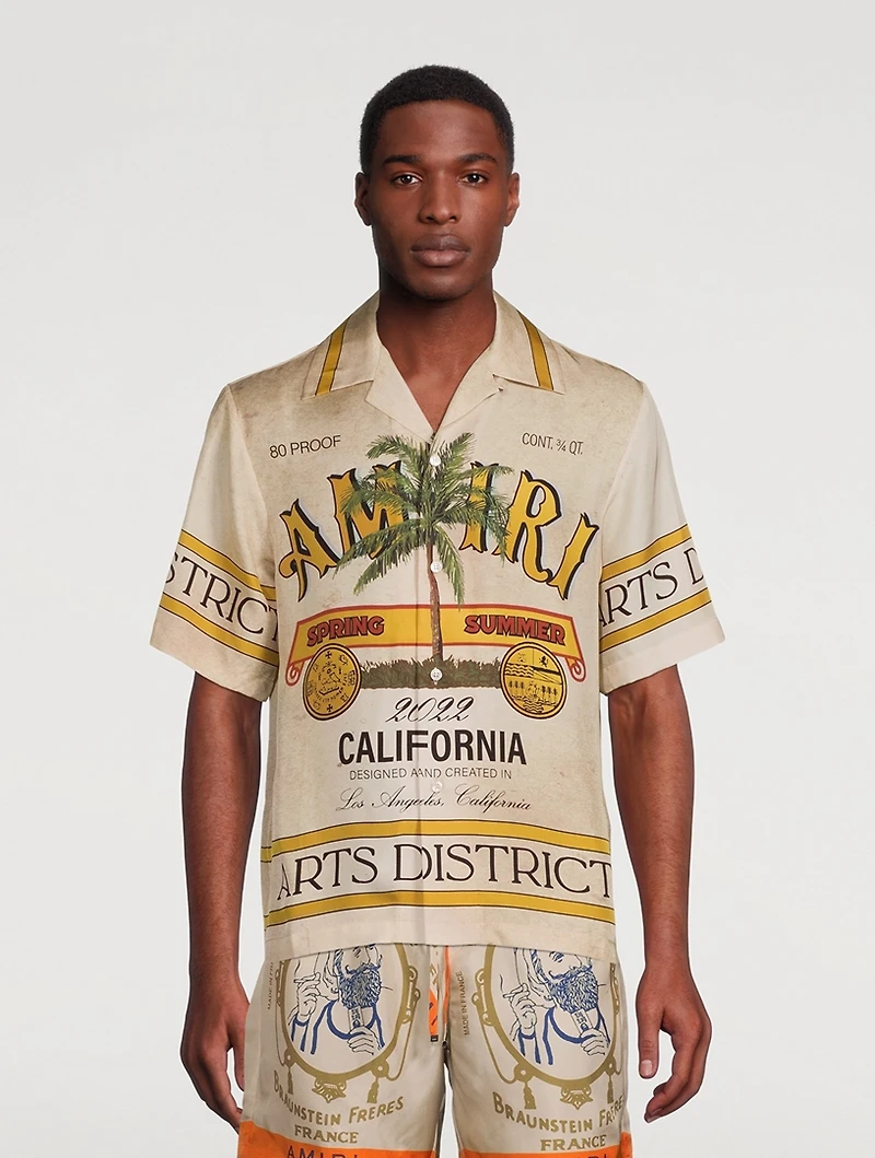 Rum Label Silk Shirt