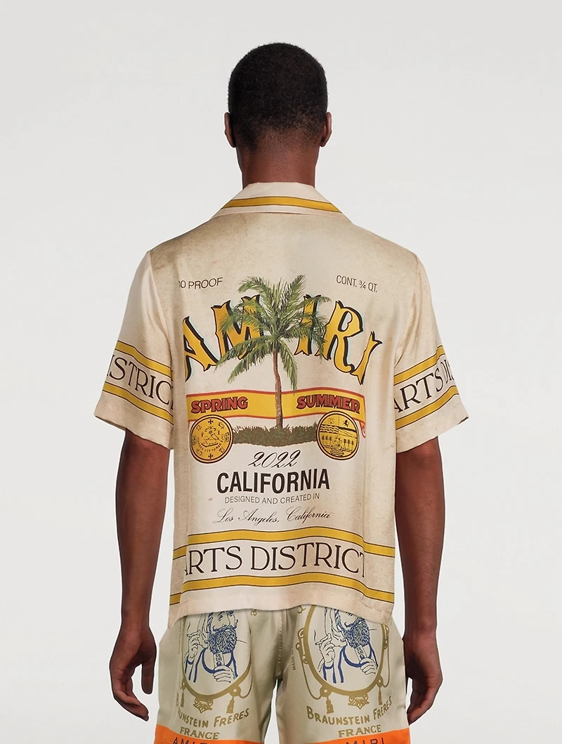 Rum Label Silk Shirt