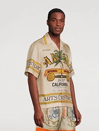 Rum Label Silk Shirt