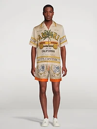 Rum Label Silk Shirt