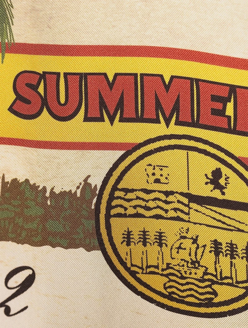 Rum Label Silk Shirt