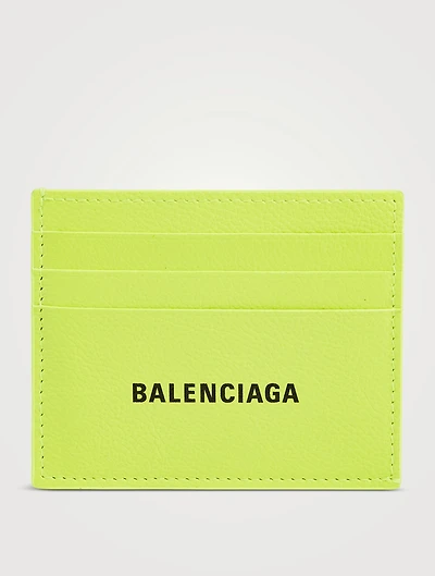 Leather Card Holder With Logo