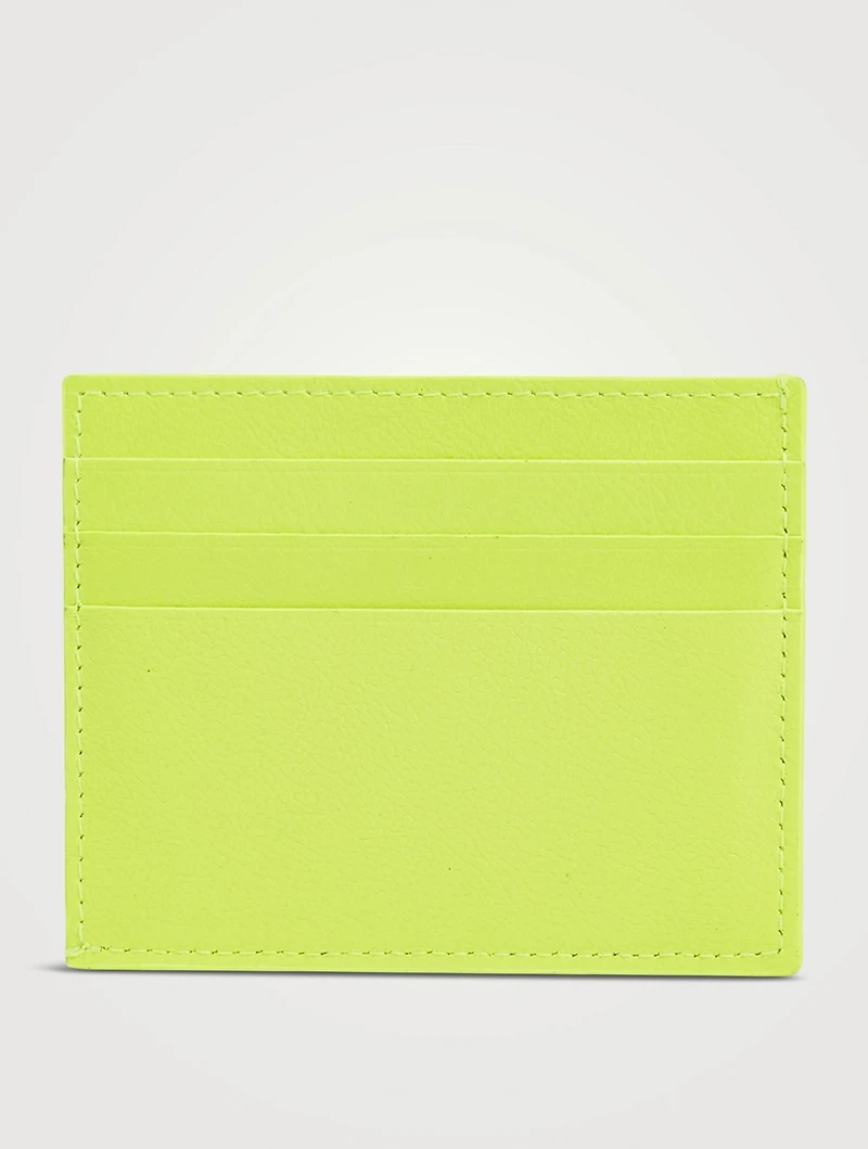 Leather Card Holder With Logo