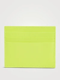 Leather Card Holder With Logo