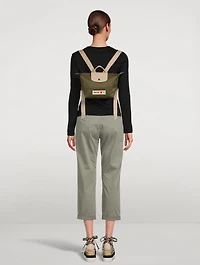 Longchamp x EU Canvas Backpack