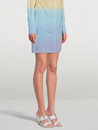 Gable Jewel Crepe de Chine Heeled Mules