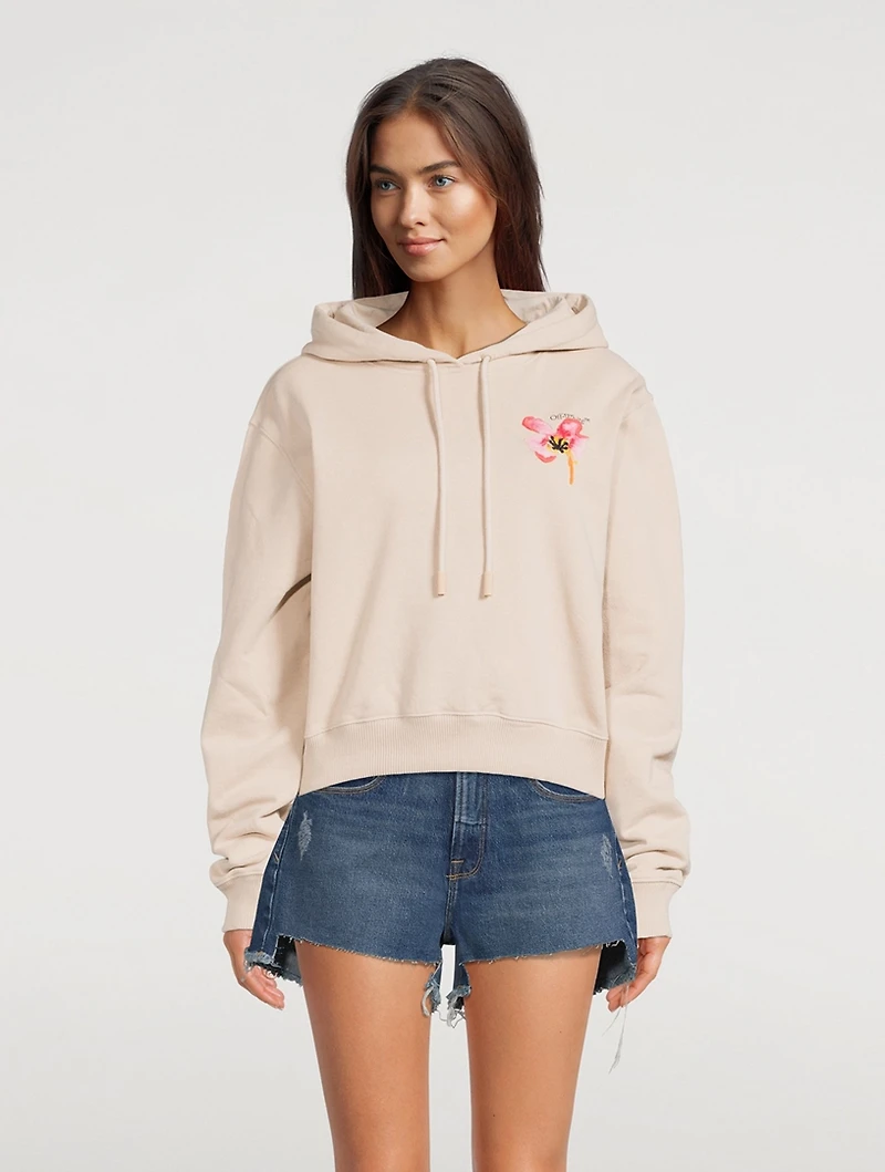 Floral Logo Hoodie