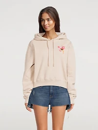 Floral Logo Hoodie