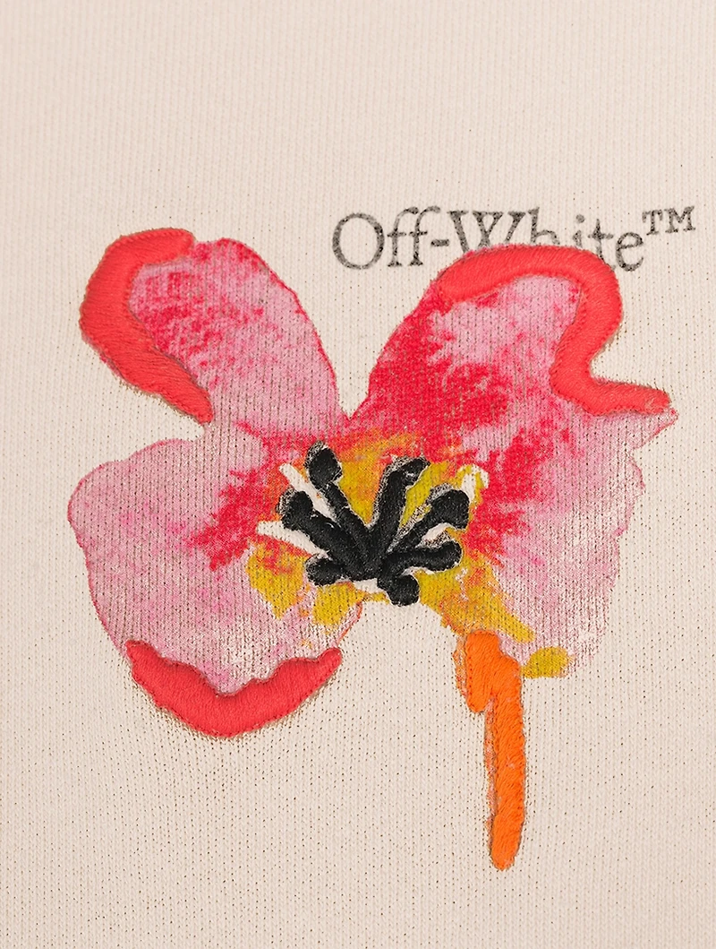 Floral Logo Hoodie