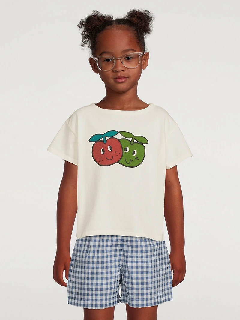 Apple Friends Cotton T-shirt