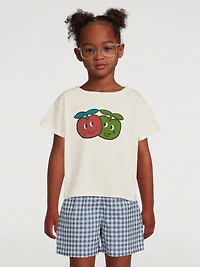 Apple Friends Cotton T-shirt