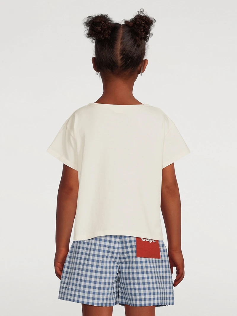 Apple Friends Cotton T-shirt
