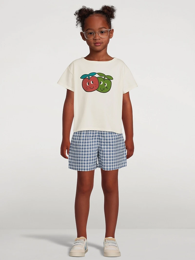 Apple Friends Cotton T-shirt