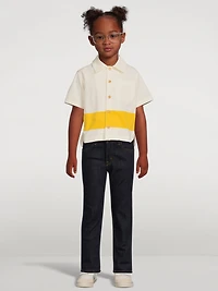 Trouble Maker Cotton Short-Sleeve Shirt