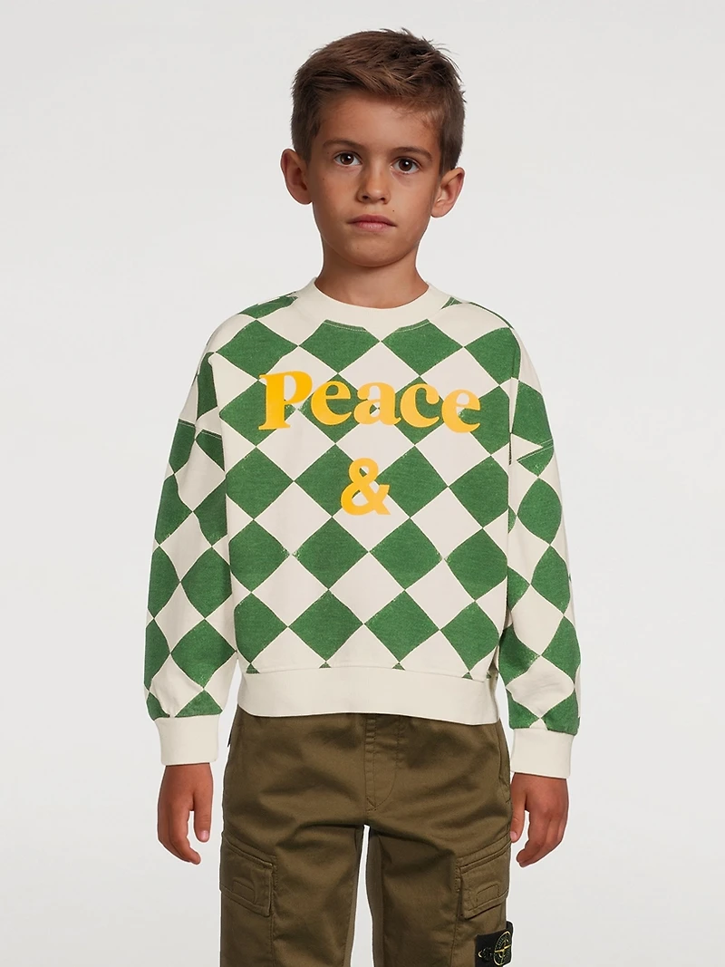 Diamond Cotton Sweatshirt