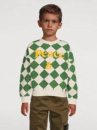 Diamond Cotton Sweatshirt