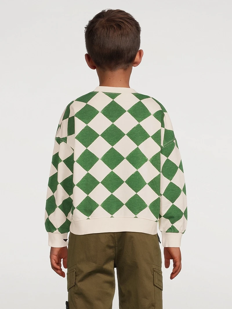 Diamond Cotton Sweatshirt