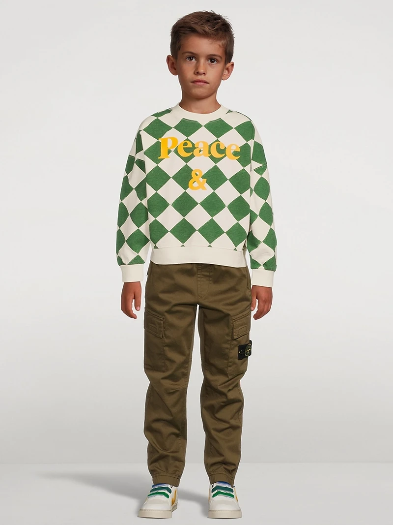 Diamond Cotton Sweatshirt