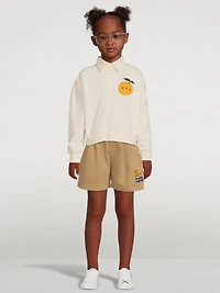 Joy Cotton Polo Sweatshirt