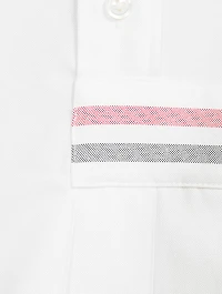 Cotton Half-Pleated Shirtdress