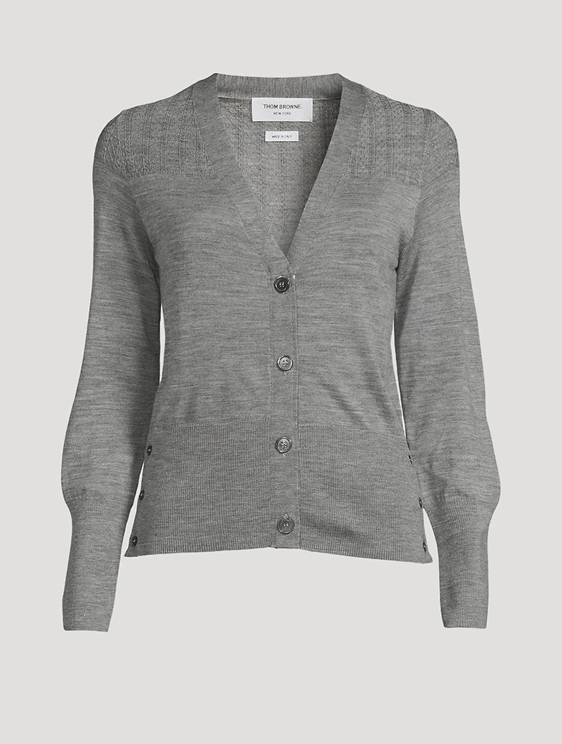 Fine Merino Wool Cardigan