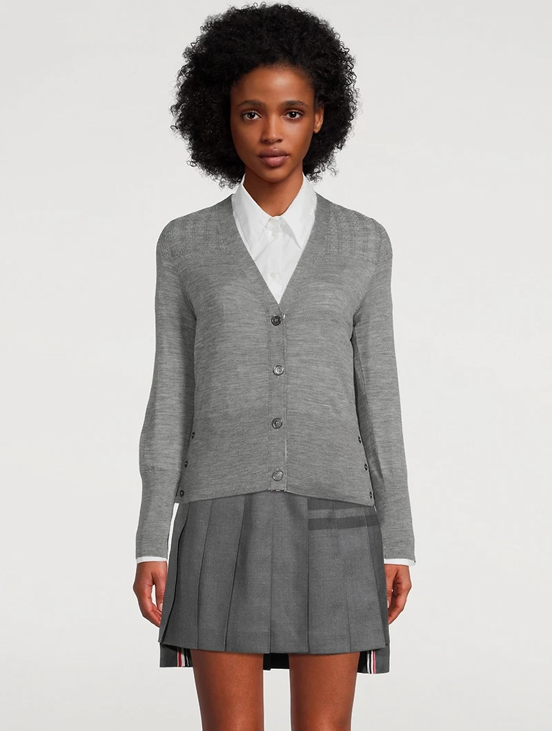 Fine Merino Wool Cardigan