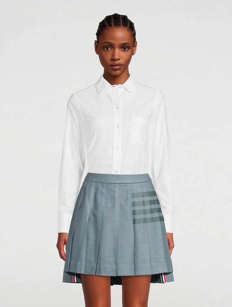 Oxford Shirt With Back Stripe