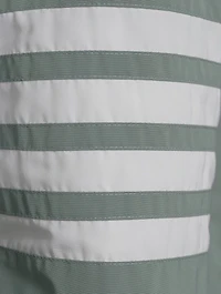 Down Fill Thigh Length Hooded Shirtdress