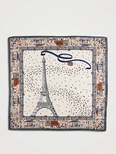 Le Pliage Paris Silk Scarf