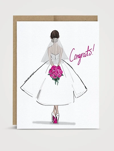 Magenta Matrimony Card