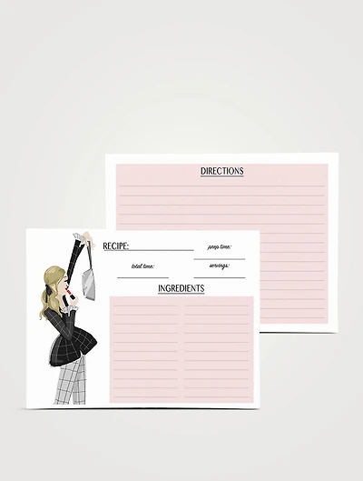 Roast Reflection Boxed Recipe Card Set