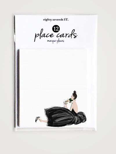 Free Toes Toast Place Card Set