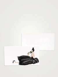 Free Toes Toast Place Card Set