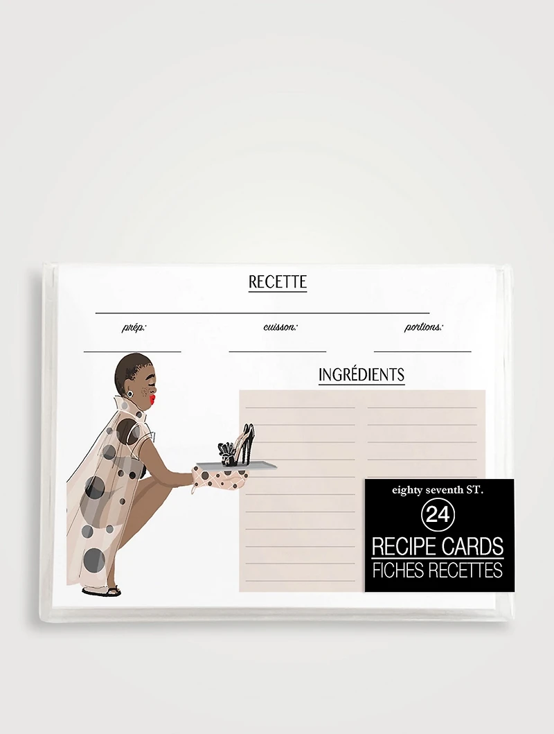French Hot Heels Boxed Recipe Card Set