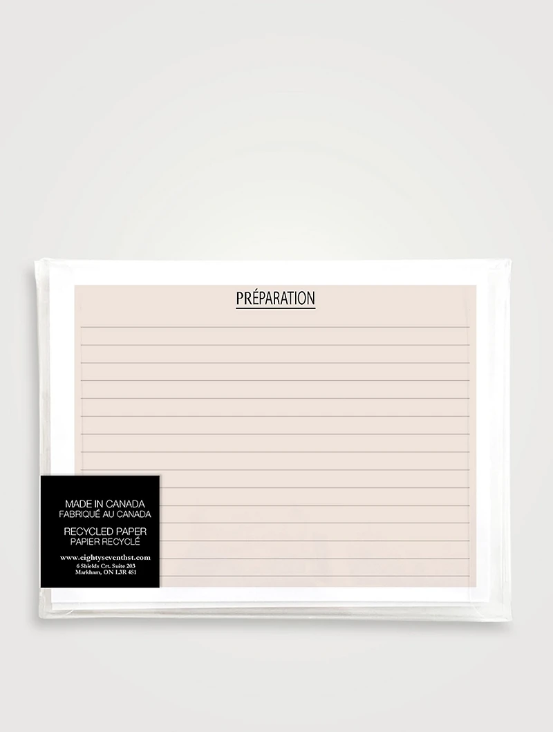 French Hot Heels Boxed Recipe Card Set