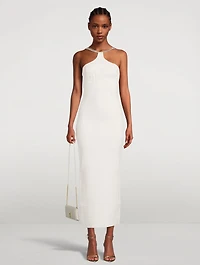 Embellished Halter Ottoman Gown