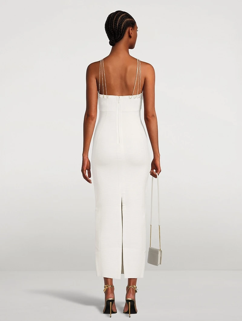 Embellished Halter Ottoman Gown