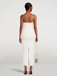 Embellished Halter Ottoman Gown