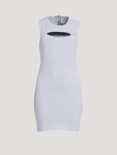 Embellished Ottoman Mini Dress