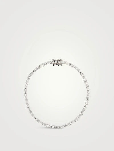 Hepburn 18K White Gold Diamond Bracelet