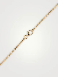Delilah 18K Gold Crescent Diamond Necklace