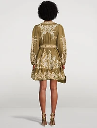 Anneke Wrap Mini Dress Floral Print