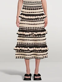 Anneke Crochet Midi Skirt