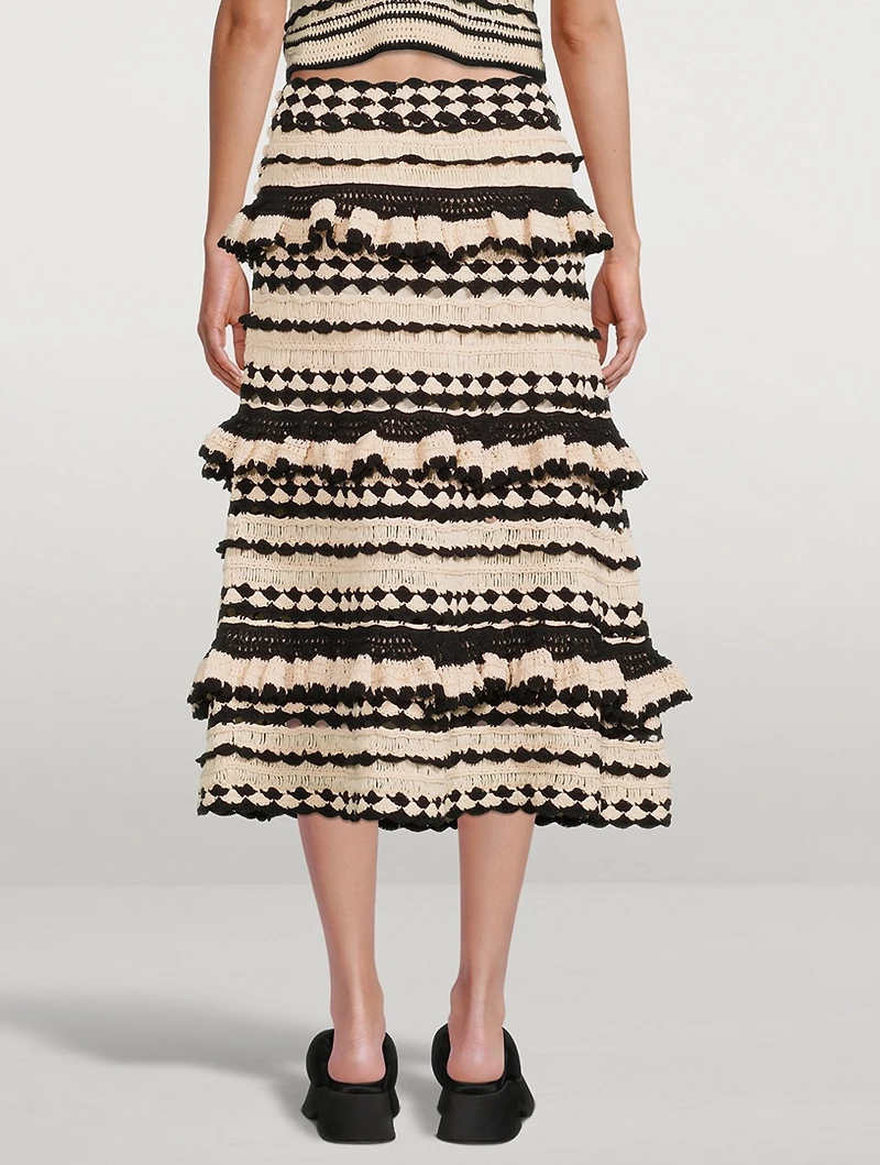Anneke Crochet Midi Skirt
