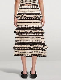 Anneke Crochet Midi Skirt