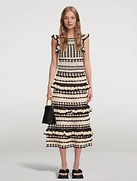 Anneke Crochet Midi Skirt