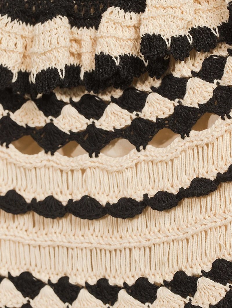 Anneke Crochet Midi Skirt